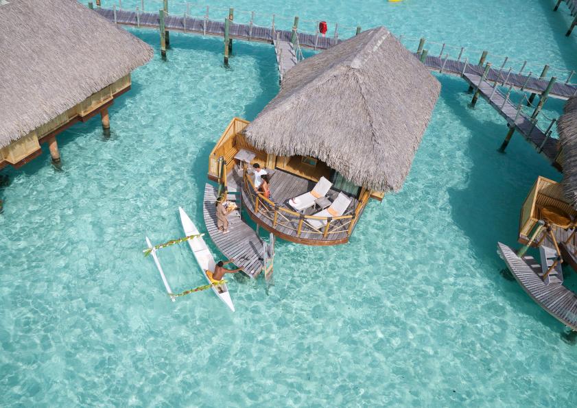 Overwater bungalow © SPM Hotels