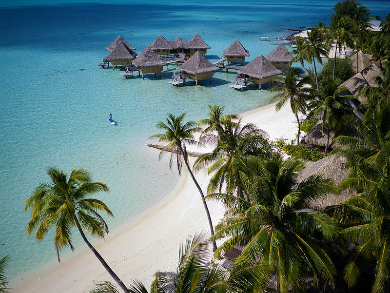 Overwater bungalow © InterContinental French Polynesia