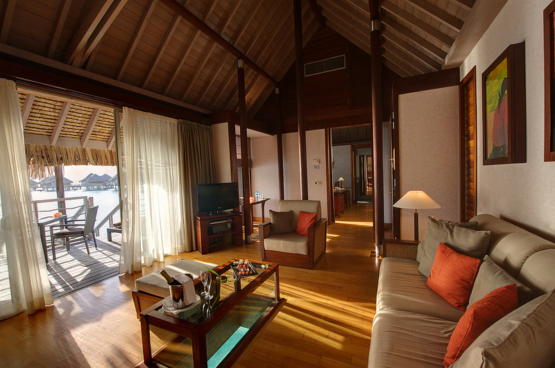Overwater villas © InterContinental French Polynesia