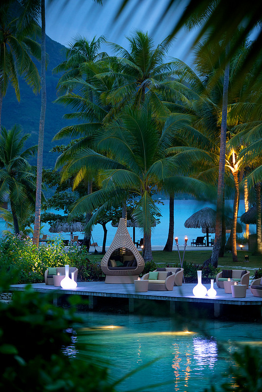 The Coral gourmet restaurant © InterContinental French Polynesia